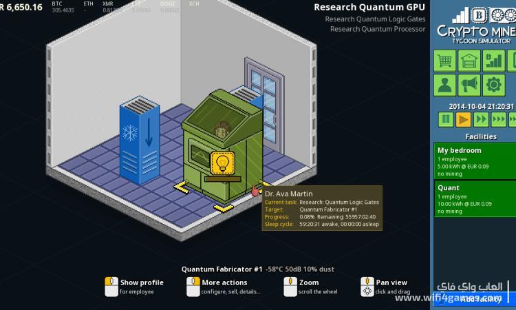 تحميل لعبة محاكي تعدين العملات الرقمية Crypto Miner Tycoon
